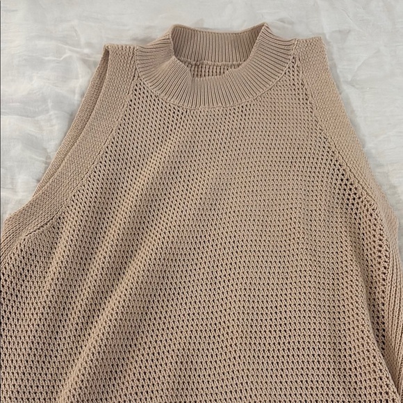 Beige Knit sweater tank top - Picture 7 of 12